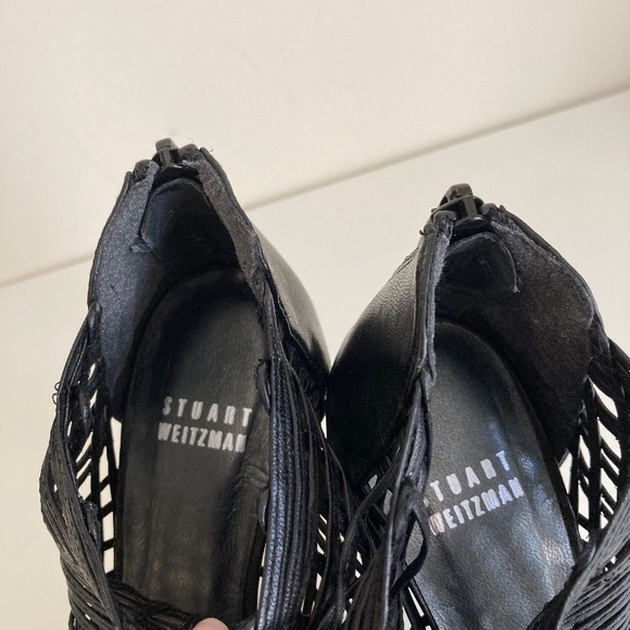 Stuart Weitzman open toe booties - Picture 6 of 7